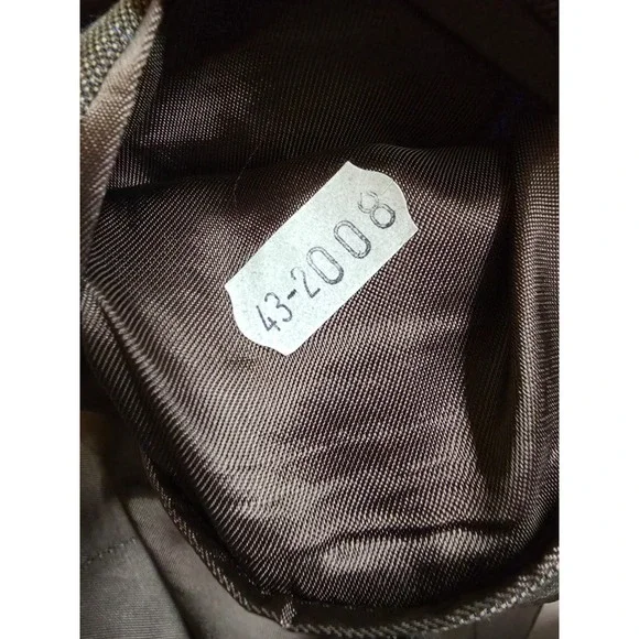 Pronto Uomo 2 Piece Suit‎ Mens 43R Brown Super 120's Wool Cashmere Pants 34x30